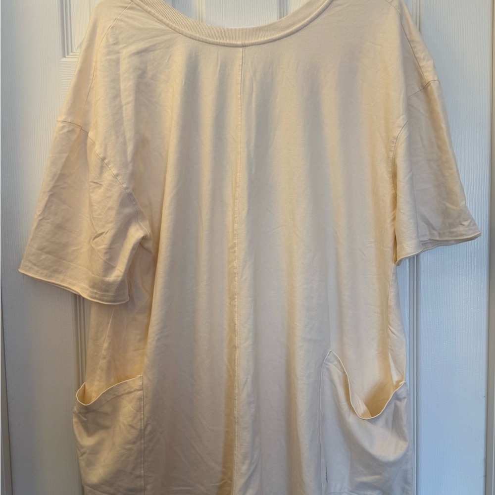 FP Movement Hotshot Tee Romper in Bleached Clay. Size M NWOT - Picture 3 of 6